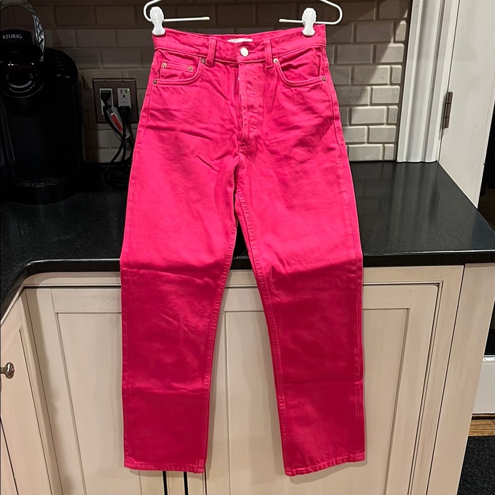 Vibrant Pink Women's Jeans